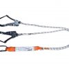 Karam KA341 Şok Emicili Çift Kollu Statik Halatlı Lanyard, CE, EN 354, EN 355, EN 362