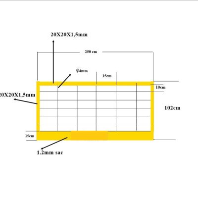 Alternative view of Geçici Kenar Koruma Sistemleri 250 cm TS EN 13374