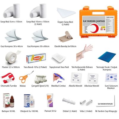 Alternative view of Duvara Asılabilir Plastik İlk Yardım Çantası