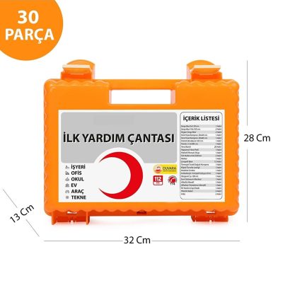 Duvara Asılabilir Plastik İlk Yardım Çantası