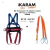 KP30 Paraşüt Tipi Emniyet Kemeri ve KA 361 Şok Emicili Çift Kollu Lanyard Seti
