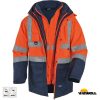 Vizwell VWJK44 5in1 Reflektörlü Parka, CE, EN 342, EN 343, EN ISO 20471, EN ISO 13688, RIS-3279-TOM