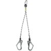 Karam Kİ231 Çift Kollu Statik Halatlı Büyük Kancalı Lanyard, CE, EN 354, EN 362