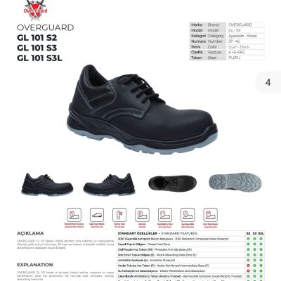 Alternative view of Overguard GL 101 S3 Kışlık İş Ayakkabısı, CE, EN ISO 20345
