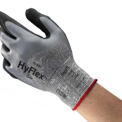 Ansell Hyflex 11-927 Kesilme Dirençli Yağ Tutmaz İş Eldiveni, CE, EN 388, EN 420